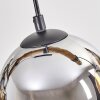 Koyoto hanging light, globe light, pendant light Ecru, black, 4-light sources