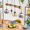 Koyoto hanging light, globe light, pendant light Ecru, black, 4-light sources
