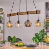 Ripoll hanging light, globe light, pendant light Ecru, black, 4-light sources