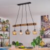Ripoll hanging light, globe light, pendant light Ecru, black, 4-light sources