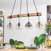 Ripoll hanging light, globe light, pendant light Ecru, black, 4-light sources