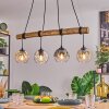 Ripoll hanging light, globe light, pendant light Ecru, black, 4-light sources