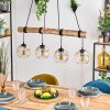 Ripoll hanging light, globe light, pendant light Ecru, black, 4-light sources