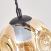 Ripoll hanging light, globe light, pendant light Ecru, black, 4-light sources