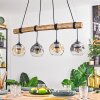 Ripoll hanging light, globe light, pendant light Ecru, black, 4-light sources