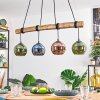 Koyoto hanging light, globe light, pendant light Ecru, black, 4-light sources