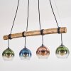Koyoto hanging light, globe light, pendant light Ecru, black, 4-light sources