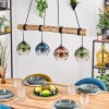Koyoto hanging light, globe light, pendant light Ecru, black, 4-light sources