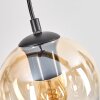 Koyoto hanging light, globe light, pendant light Ecru, black, 4-light sources