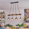 Koyoto hanging light, globe light, pendant light Ecru, black, 4-light sources