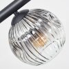 Ripoll ceiling light, globe light Amber, clear, Smoke-coloured, 6-light sources