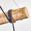 Koyoto hanging light, globe light, pendant light Ecru, black, 5-light sources