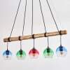Koyoto hanging light, globe light, pendant light Ecru, black, 5-light sources