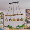 Ripoll hanging light, globe light, pendant light Ecru, black, 5-light sources