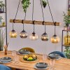 Ripoll hanging light, globe light, pendant light Ecru, black, 5-light sources