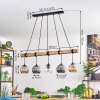 Ripoll hanging light, globe light, pendant light Ecru, black, 5-light sources