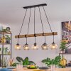 Ripoll hanging light, globe light, pendant light Ecru, black, 5-light sources