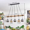 Ripoll hanging light, globe light, pendant light Ecru, black, 5-light sources