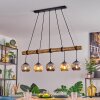 Ripoll hanging light, globe light, pendant light Ecru, black, 5-light sources