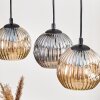 Ripoll hanging light, globe light, pendant light Ecru, black, 5-light sources