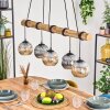 Ripoll hanging light, globe light, pendant light Ecru, black, 5-light sources