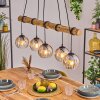 Koyoto hanging light, globe light, pendant light Ecru, black, 5-light sources