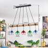 Koyoto hanging light, globe light, pendant light Ecru, black, 5-light sources