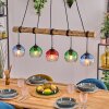 Koyoto hanging light, globe light, pendant light Ecru, black, 5-light sources