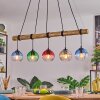 Koyoto hanging light, globe light, pendant light Ecru, black, 5-light sources