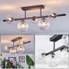 Chehalis ceiling light, globe light clear, 5-light sources