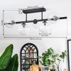 Chehalis ceiling light, globe light clear, 5-light sources