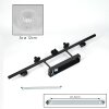 Chehalis ceiling light, globe light clear, 5-light sources