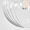 Chehalis ceiling light, globe light clear, 5-light sources