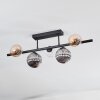 Chehalis ceiling light, globe light Amber, clear, Smoke-coloured, 5-light sources