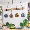 Ripoll hanging light, globe light, pendant light Ecru, black, 4-light sources