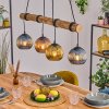 Koyoto hanging light, globe light, pendant light Ecru, black, 4-light sources