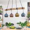 Koyoto hanging light, globe light, pendant light Ecru, black, 4-light sources