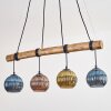 Koyoto hanging light, globe light, pendant light Ecru, black, 4-light sources