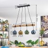 Ripoll hanging light, globe light, pendant light Ecru, black, 4-light sources