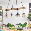 Koyoto hanging light, globe light, pendant light Ecru, black, 4-light sources