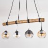 Koyoto hanging light, globe light, pendant light Ecru, black, 4-light sources