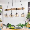 Koyoto hanging light, globe light, pendant light Ecru, black, 4-light sources