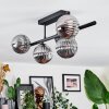 Chehalis ceiling light, globe light Smoke-coloured, 5-light sources
