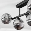 Chehalis ceiling light, globe light Smoke-coloured, 5-light sources