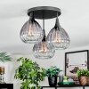 Rafel ceiling light black, 3-light sources