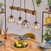Koyoto hanging light, globe light, pendant light Ecru, black, 4-light sources