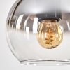 Koyoto hanging light, globe light, pendant light Ecru, black, 4-light sources