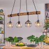Koyoto hanging light, globe light, pendant light Ecru, black, 4-light sources