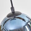 Koyoto hanging light, globe light, pendant light Ecru, black, 4-light sources