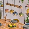 Koyoto hanging light, globe light, pendant light Ecru, black, 4-light sources
